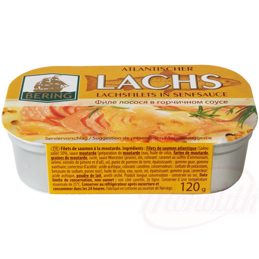 BERING LACHS FILETS 120G.